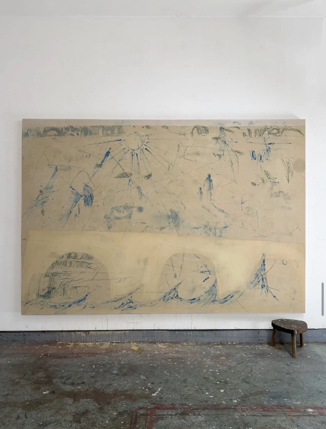 And We Walked Full of Life, 2026, 96 x 66 in., by Jonathan Todryk